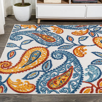 Julien Paisley High-low Indoor/outdoor Area Rug
